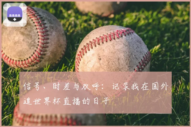 信号、时差与欢呼：记录我在国外追世界杯直播的日子