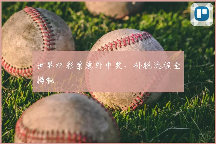 世界杯彩票意外中奖，补税流程全揭秘